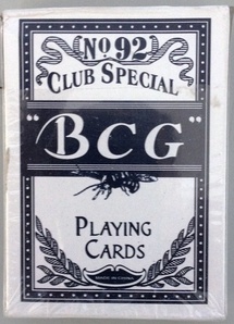  Playing cards "BCG" Νο92 blue