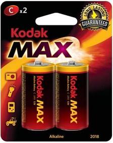 Αλκαλικές μπαταρίες Kodak  C blister 2pcs