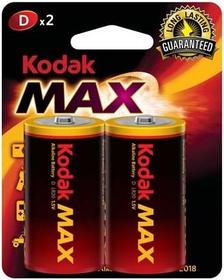 Αλκαλικές μπαταρίες Kodak D blister 2τμχ 