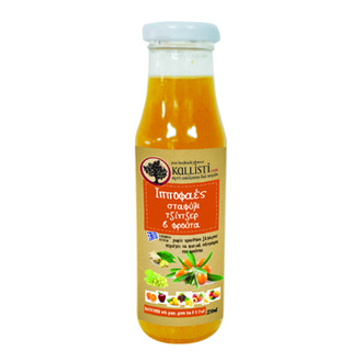 HIPPOPHAES  NATURAL JUICE WITH GINGER  250ML