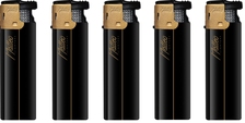 Lighter Adamo turbo flame Gold Black