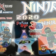 METAL TAGS 3D NINJA 2020