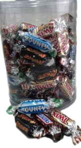 Mini Mars Twix Snikers Boundy