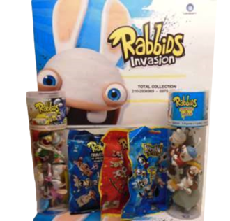 Rabbits Sport Φιγούρες έκπληξη 30τμχ